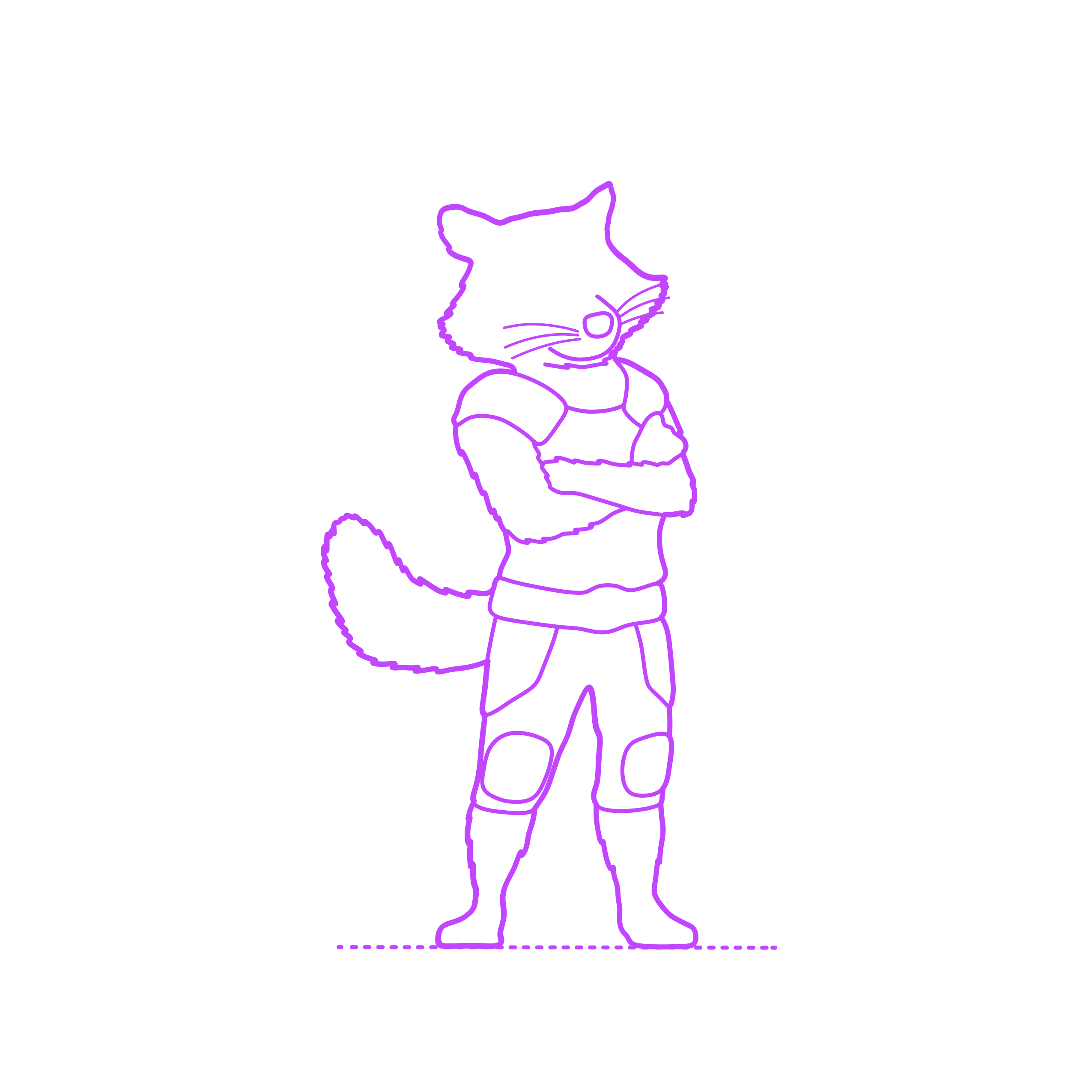 Category Pop Culture Marvel Comics Rocket Raccoon Outline Svg File Free Vectors